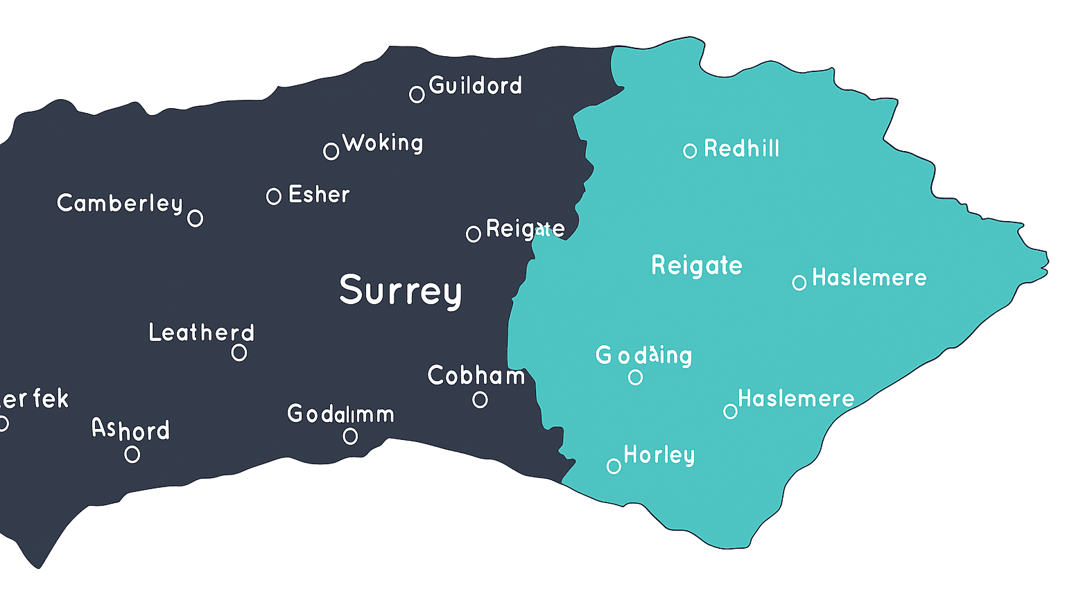 Surrey Service Map